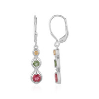 Pendientes en plata con Turmalina