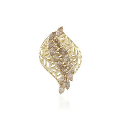 Colgante en oro con Diamante champán I2 (Ornaments by de Melo)
