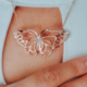 Collar en plata con Zircón (de Melo)