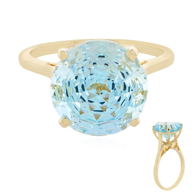 Anillo en oro con Topacio Capri (PHANTASIA)