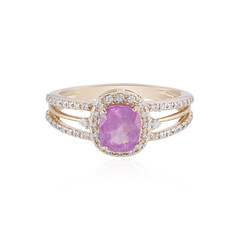 Anillo en oro con Zafiro Luc Yen (sin calentar) (AMAYANI)