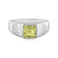 Anillo en plata con Quarzo limón