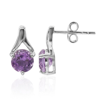 Pendientes en plata con Amatista