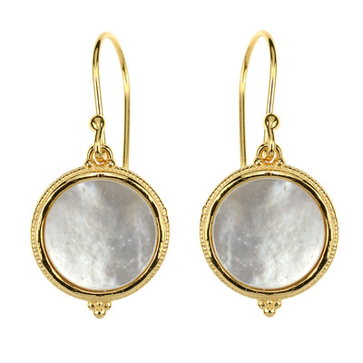 Pendientes en plata con Nácar (dagen)
