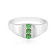 Anillo en plata con Tsavorita de Tanzania