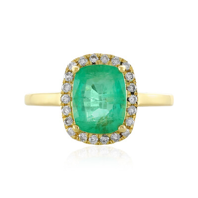 Anillo en oro con Esmeralda de Etiopía (AMAYANI)
