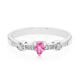 Anillo en plata con Zafiro Padparadscha