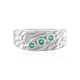 Anillo en plata con Esmeralda de Rusia (de Melo)