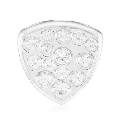 Colgante en plata con Zafiro blanco (MONOSONO COLLECTION)
