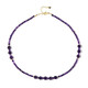Collar en plata con Amatista de Zambia (Riya)