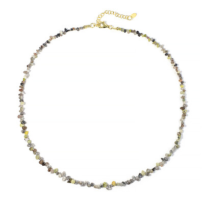 Collar en plata con Diamante fantasía