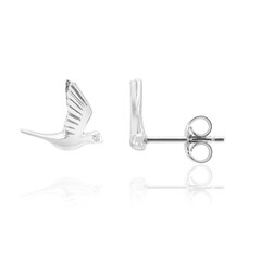 Pendientes en plata con Zircón