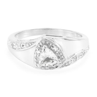 Anillo en plata con Goshenita