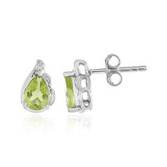 Pendientes en plata con Peridoto