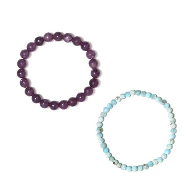 Brazalete con Lepidolita
