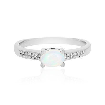 Anillo en plata con Ópalo de Welo