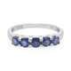 Anillo en plata con Zafiro azul birmano