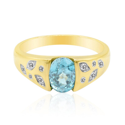 Anillo en oro con Zircón de Ratanak Kirí (Adela Gold)