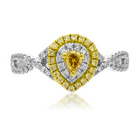 Anillo en oro con Diamante naranja SI2 (CIRARI)