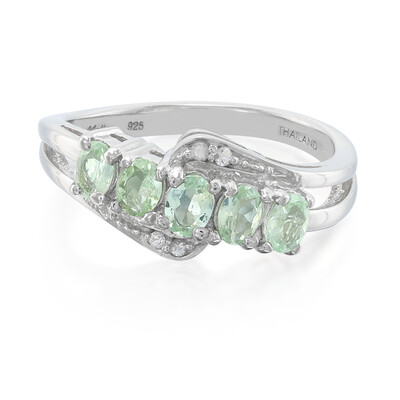 Anillo en plata con Turmalina Paraíba