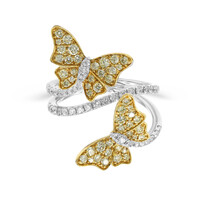Anillo en oro con Diamante amarillo SI2 (CIRARI)