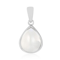 Colgante en plata con Piedra de luna arco iris de Tanzania
