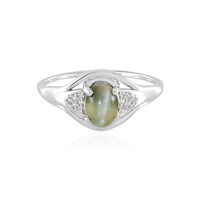Anillo en plata con Cuarzo ojos de gato