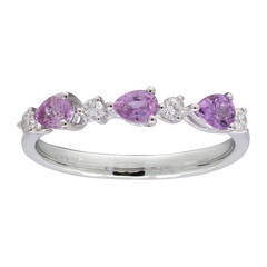 Anillo en oro con Zafiro rosado (CIRARI)