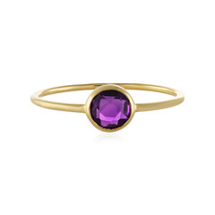 Anillo en oro con Amatista