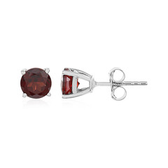 Pendientes en plata con Granate de Mozambique