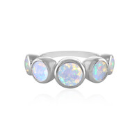 Anillo en plata con Ópalo de Welo
