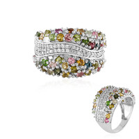 Anillo en plata con Turmalina
