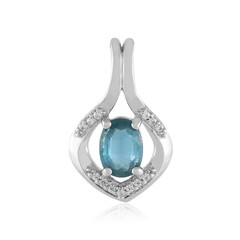 Colgante en plata con Cianita petróleo