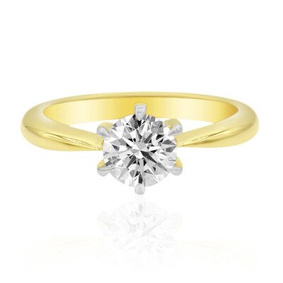 Anillo en oro con Diamante VVS2 (L) (Annette)