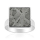 Anillo en plata con Meteorito Aletai