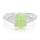 Anillo en plata con Crisoprasa imperial
