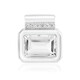 Colgante en plata con Topacio blanco (MONOSONO COLLECTION)