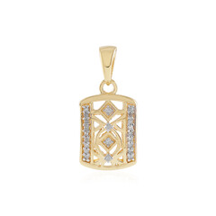 Colgante en plata con Diamante I2 (I)