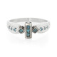 Anillo en plata con Diamante fantasía
