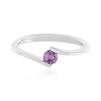 Anillo en plata con Amatista