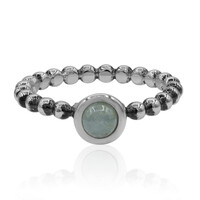 Anillo en plata con Aguamarina