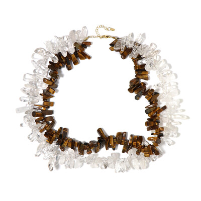 Collar en plata con Ojo de tigre