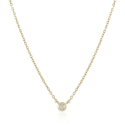 Collar en oro con Diamante FL (G)