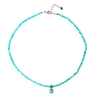 Collar en plata con Amazonita