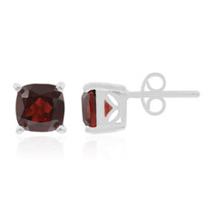 Pendientes en plata con Granate