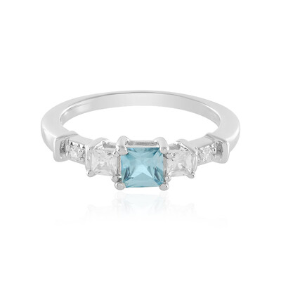 Anillo en plata con Zircón de Ratanak Kirí