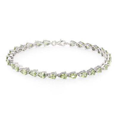 Brazalete en plata con Zafiro de Mozambique