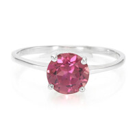 Anillo en plata con Turmalina rosa