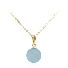 Collar en plata con Aguamarina