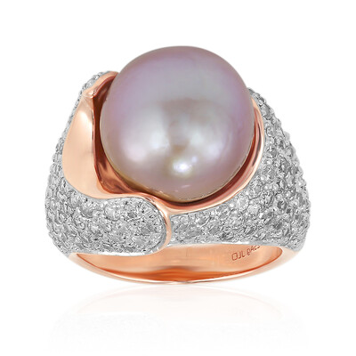 Anillo en plata con Perla Ming